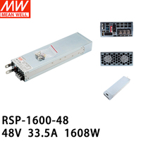 Alimentation programmable Mean Well RSP-1600, monophasée, encastrée, 1600W, 48V, 60Hz, pour éclairage LED