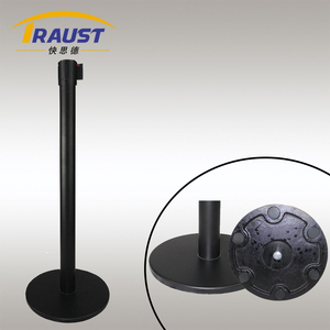 트라스트 스테인레스 스틸 개폐식 벨트 배리어 공항 난간 대기열 스탠드 관리자 스탠션 안전 포스트 폴 군중 제어 - Product Image 4