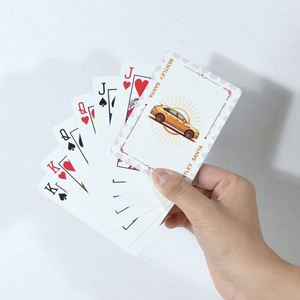 Cartes à Jouer Personnalisées en Boîte Blanche Double Face Écologiques Impression de Logo Personnalisé Options de Nom OEM Matériel Papier pour Usage Familial - Product Image 6
