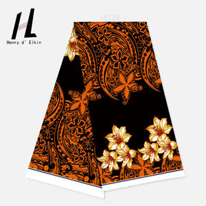 ผ้าโพลีเอสเตอร์ลายชนเผ่าโพลีนีเซียและอินเดีย - ผ้าทอสีสันสดใสสำหรับงานเทศกาล งานปาร์ตี้ และกิจกรรมทางวัฒนธรรม - Product Image 6