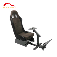 Simulateur de conduite de haute qualité Volant de jeu réglable Simulateur de course de jeu Cockpit de course pliable