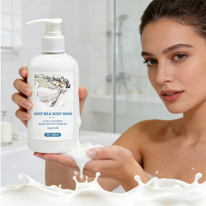 Gel de Baño de Leche de Cabra Personalizado OEM ODM 500ml, Ácido Hialurónico de Alto Peso Molecular, Nutritivo y Antienvejecimiento para Mujeres - Product Image 5