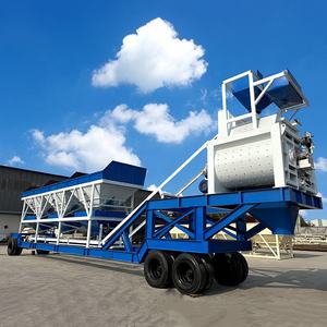 Planta Mezcladora de Concreto Móvil Eléctrica Completamente Automática de 35M3/H, Bomba de Motor PLC, Planta Dosificadora Portátil - Product Image 3
