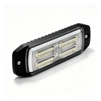 Feu de signalisation stroboscopique LED ambre grand angle 180 degrés pour calandre, 10-30V CC, IP65, montage en surface, lampe clignotante d'urgence