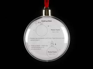 Kerst DIY cadeau, transparante foto-bal van plastic, hangende kerstversiering, feestartikelen, decoratie - Product Image 5