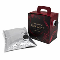 Sacs BIB en aluminium vierges en gros avec valve papillon haute barrière pour vin, jus, café, boissons OEM