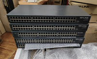 Switch de Fibra TP-LINK Gigabit Completo de 24 Puertos SFP, Switch PoE Administrado Industrial de Nivel 2 con 4 Puertos, TL-SG3428