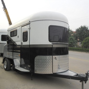 Remolque de Carga Recta para 2 Caballos, Modelo Estándar, de Acero, para Transporte Especializado, Fabricado en China - Product Image 5