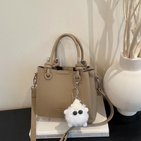 Sac fourre-tout mini en cuir PU avec logo personnalisé, sac à main mini tendance pour femmes, sac à bandoulière décontracté