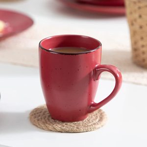 <span class=keywords><strong>Service</strong></span> <span class=keywords><strong>de</strong></span> vaisselle <span class=keywords><strong>en</strong></span> céramique rouge, 16 pièces, pour 4 personnes, assiettes mates, vaisselle <span class=keywords><strong>en</strong></span> <span class=keywords><strong>grès</strong></span> - Product Image 5