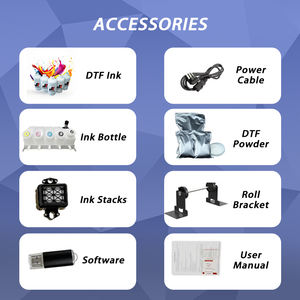 <span class=keywords><strong>A3</strong></span> 백색 잉크 DTF 프린터 300mm 의류 섬유 인쇄 고정밀 고속 산업 설비를위한 올인원 공기 정화 - Product Image 2