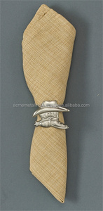 ชุดแหวนผ้าเช็ดปากตอก4ชิ้นทำจากสแตนเลสพร้อมกระจกสำเร็จรูปเหมาะสำหรับการตกแต่งบนโต๊ะคุณภาพระดับพรีเมียม - Product Image 3