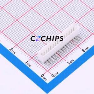 WAFER-ZH1.5-15PWZ Wire-to-Board Pin Header Bent Lead Through Hole,P=1.5mm Connector 1x15P 1.5mm Right Angle Insert ZH - Product Image 1