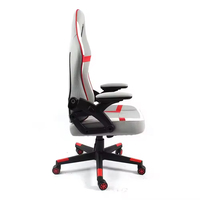 Chaise de jeu ergonomique en gros - Chaise de bureau en cuir PU à dossier haut avec support lombaire