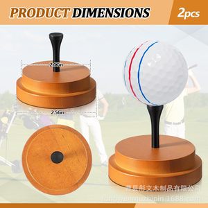 Support de présentation de balles de golf en bois, matériau en pin, décoration d'intérieur durable - Product Image 4