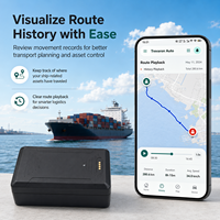 Traceur GPS magnétique Trevaron Auto 10000mAh pour les actifs des navires de fret, suivi en temps réel, historique des itinéraires, abonnement requis