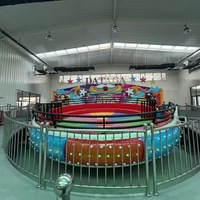 Fabbrica della cina parco divertimenti 5m di diametro a basso prezzo giostra Tagada Dancing Disco per parchi fiera del divertimento