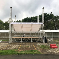 Structure de scène en aluminium étanche à montage facile pour éclairage et équipement de salons professionnels et de fêtes