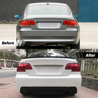 Kit carrosserie avant et arrière de style sport MT pour BMW Série 3 E92 E93 avec ailes, kit de conversion pour E92 2006-2009
