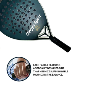 Raqueta de Pádel QINGYU SPORT Personalizada de Fibra de Carbono 3K Kevlar, Raqueta Ligera Tipo <span class=keywords><strong>Pala</strong></span>, Venta al Por Mayor, Pedidos al Por Mayor, En Stock - Product Image 6