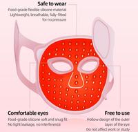 Masque LED 510K pour thérapie par lumière rouge, masques faciaux, appareil de soin de la peau à domicile, pour salon de beauté, vente en gros OEMODM, plus de 20 ans d'expérience