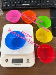 Stampo per mini muffin in silicone <span class=keywords><strong>da</strong></span> 7 cm, antiaderente, riutilizzabile, stampo per cupcake, stampo per torte al tartufo, per panificazione e attrezzi <span class=keywords><strong>da</strong></span> pasticceria - Product Image 2