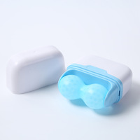 Nouvel appareil de beauté à double tête pour le visage, masseur facial portable, système de dermaroller manuel apaisant pour les soins du visage