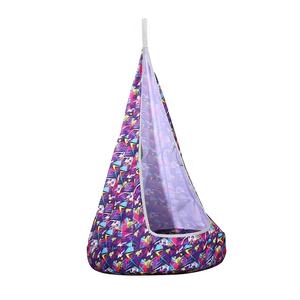 Gearup baby printing hammock swing <strong>hanging</strong> <strong>chair</strong> <strong>pod</strong> for children fabric support oem customized - Product Image 2