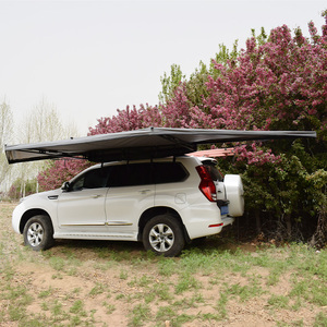 Caja de aluminio para acampar al aire libre Coche 180 grados <span class=keywords><strong>Toldo</strong></span> independiente Foxwing <span class=keywords><strong>Toldo</strong></span> independiente <span class=keywords><strong>Toldo</strong></span> de 180 grados con luces - Product Image 4