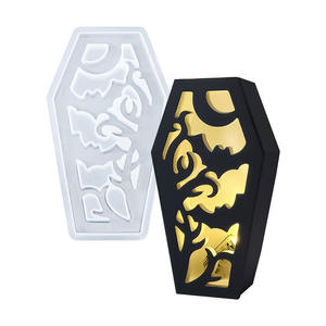 ชุดแม่พิมพ์ซิลิโคนลายค้างคาวผีสยองขวัญฮาโลวีนในช่วงต้นของ Riser ทำจากซีเมนต์ยิปซั่มเรซินรูปร่ามแบบ DIY ไฟสร้างบรรยากาศของตกแต่งปาร์ตี้ที่น่ากลัว - Product Image 5