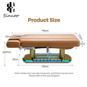Luxury New Heated SPA Massage <b>Table</b> Height <b>Adjustable</b> Professional Beauty Massage Bed Overall Tilt Lash Facial Bed for SPA - Product Image 5