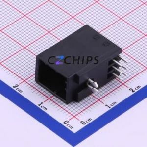 1376136-1 Wire-to-Board Pin Header Bent Lead Through Hole,P=2.5mm Connector 2x3P 2.5mm Right Angle Insert 6P - Product Image 1