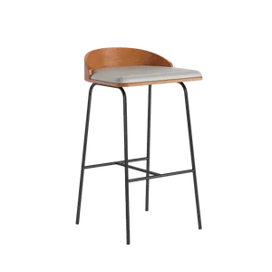 吧台凳椅套金属框架现代家具设计皮革商业家具酒店颜色可选吧台