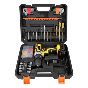 105Pcs Tool Sets Profissional Mecânico Hard Case Modern Drill Machine Set Ferramentas manuais Box Set