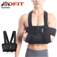 Attelle de bras et épaule, support d'immobilisation du coude, pour bras cassés, fracturés, blessés ou entorses