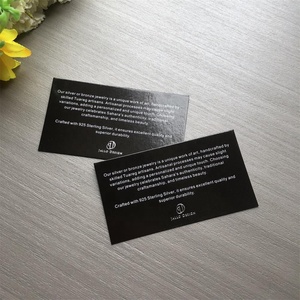 Tùy chỉnh sang trọng bạc lá Logo Glossy hoàn thiện tính xác thực thẻ giấy chứng nhận - Product Image 3