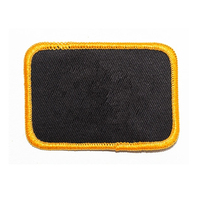 Patchs thermocollants vierges en tissu tissé pour sublimation, personnalisables avec logo, pour vêtements et chapeaux, vente en gros fabricant