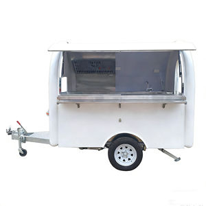 Chariot de vente ambulant multifonctionnel en acier inoxydable à 2 roues pour hot-dogs, glaces et restauration rapide à usage commercial - Product Image 2