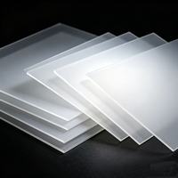 Panneau de diffusion en acrylique opale laiteux de la marque Gaoliangguang, éclairage uniforme, découpe sur mesure pour boîtier d'éclairage LED