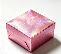 Poudre de pigment métallique holographique certifiée GUANZUN Rose Rouge 5-100 microns pour revêtement et encre de sérigraphie
