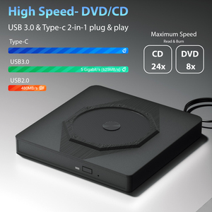 Bên Ngoài <span class=keywords><strong>CD</strong></span>/DVD Drive cho máy tính xách tay, USB 3.0 & Type-C xách tay <span class=keywords><strong>CD</strong></span> DVD Burner, <span class=keywords><strong>CD</strong></span> <span class=keywords><strong>ROM</strong></span> +/-RW bên ngoài DVD <span class=keywords><strong>CD</strong></span> Drive - Product Image 4