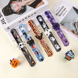 Concevez des bracelets d'Halloween personnalisables avec différents logos, fournitures pour les fêtes - Product Image 3