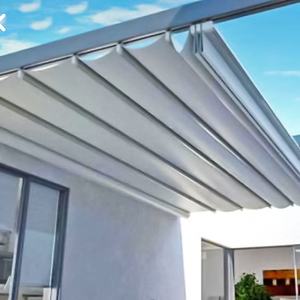 2-20% de descuento <span class=keywords><strong>toldo</strong></span> automático impermeable sistemas deslizantes toldos de pérgola de Techo Retráctil para sombras en el jardín - Product Image 2