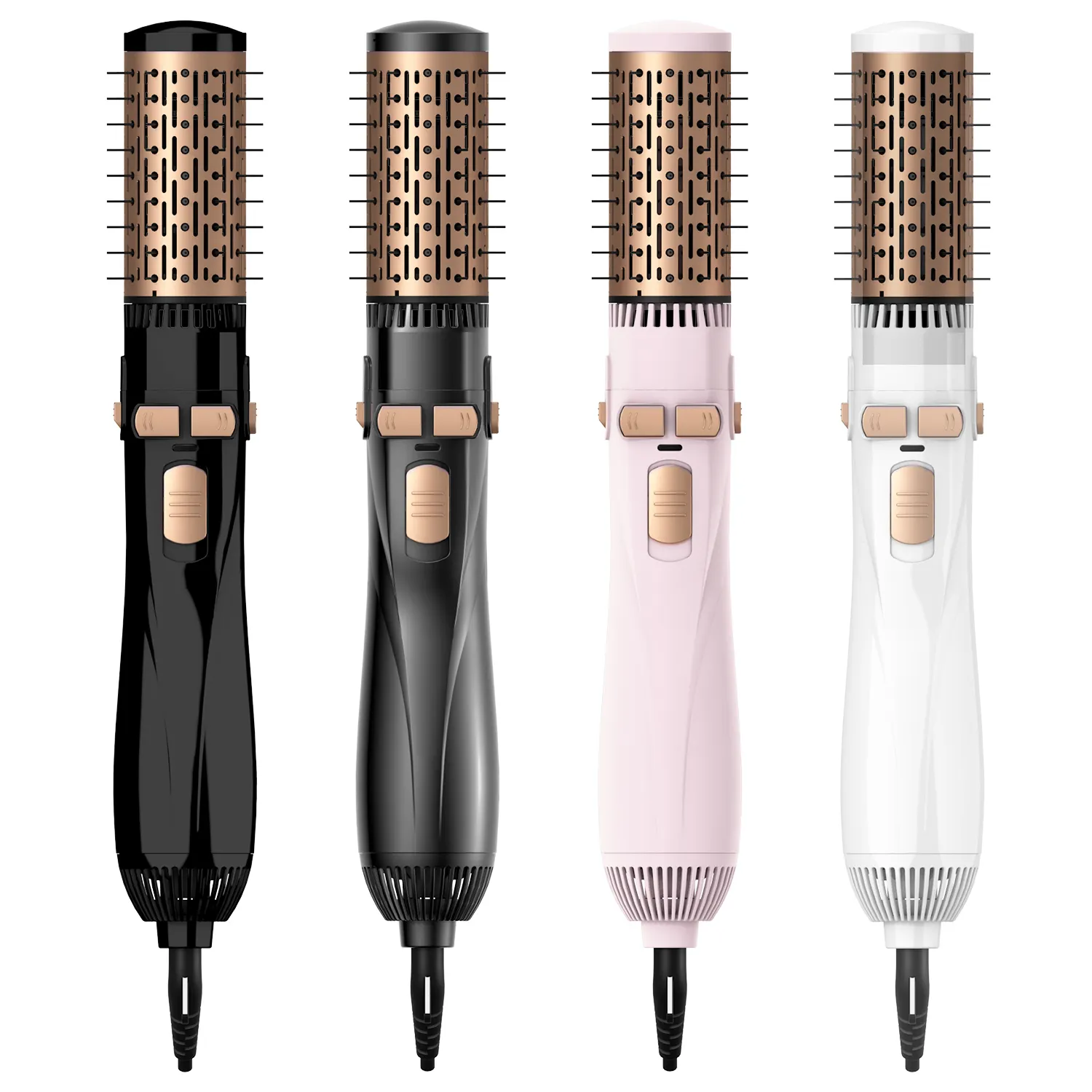 New Hair Dryer and Hot Air Brush Ionic Hair Dryer Comb 2 Speeds And 2 Heating Settings Professional One Step Hair Dryer Curler