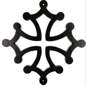 15cm 20cm 30cm <span class=keywords><strong>Croix</strong></span> <span class=keywords><strong>Occitane</strong></span> en fonte Décoration murale Panneau français Décoration murale pour mur - Product Image 1