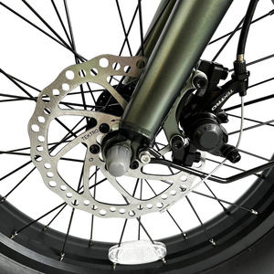 Entrepôt de l'UE 20 pouces 48v 500w e-<span class=keywords><strong>bike</strong></span> gros pneu voyage pliant VTT tout terrain vélo électrique - Product Image 5