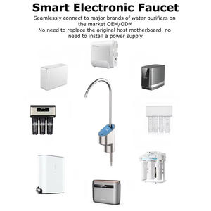 Robinet intelligent en acier inoxydable 304, purificateur d'eau domestique, affichage de la valeur TDS, 1/4\" 3/8\" 24V, écran tactile, filtres à eau intelligents - Product Image 4