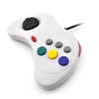 Manette de jeu PC filaire USB, Saturn USB Wired Game stick Joy pad Controller pour Windows PC MAC Linux Raspberry Pi 3 Sega Gen