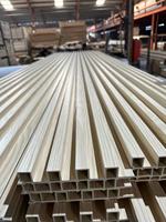 Revêtements muraux intérieurs en PVC WPC, alternatives décoratives au bois, bardage extérieur en plastique, panneaux muraux en bois