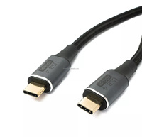 Kabel USB 4.0 Pd 240W, Thunderbolt pengisian cepat 3 kabel tipe aktif 40gbps 8K 60Hz